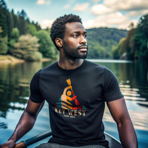 Retro Key West Kayaking T-Shirt