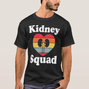 Retro Kidney Team Nephrology Nurse Dialysis Techni T-Shirt