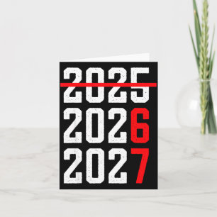Retro Kids Funny Happy New Year 2026 2027 67 Meme  Card