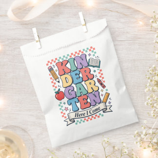 Retro Kindergarten Here I Come School Favour Bags