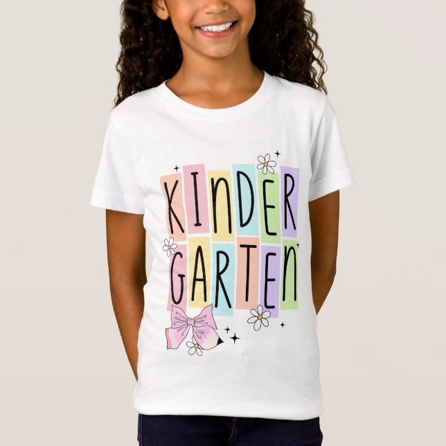 Retro Kindergarten  T-Shirt (Front)