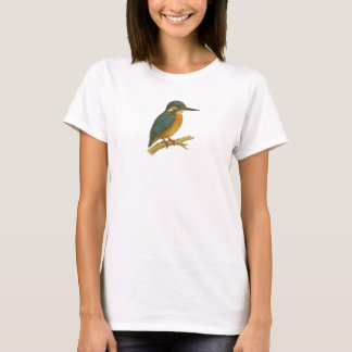 Retro Kingfisher bird Vintage T-Shirt