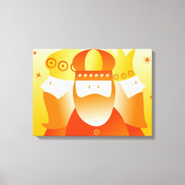 Retro Kings Canvas Print (Front)