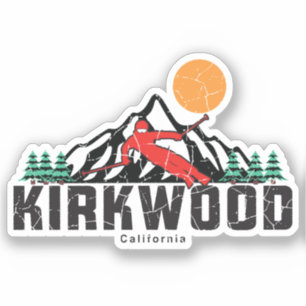 Retro Kirkwood Mountain Ski 