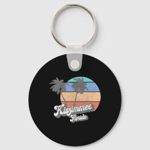 Retro Kissimmee Florida Fl Vintage Beach Surf Key Ring