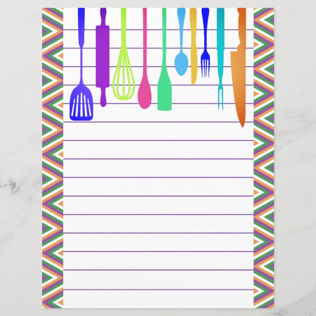 Retro Kitchen Cooking Utensils (Front)