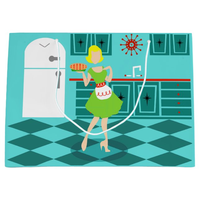 Retro Kitchen Gift Bag (Front)