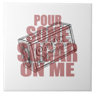 Retro Kitchen Marshmallows   Pour Some Sugar On Me Tile