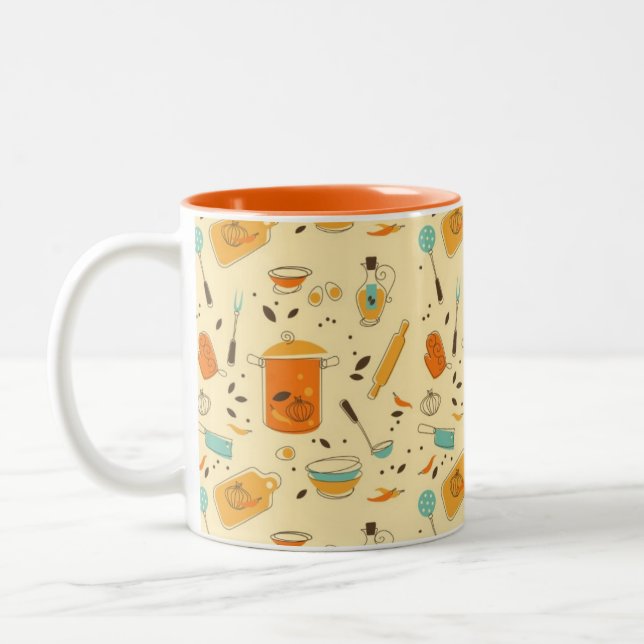 Retro Kitchen Mug (Left)