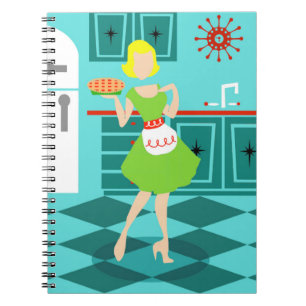 Retro Kitchen Spiral Notebook