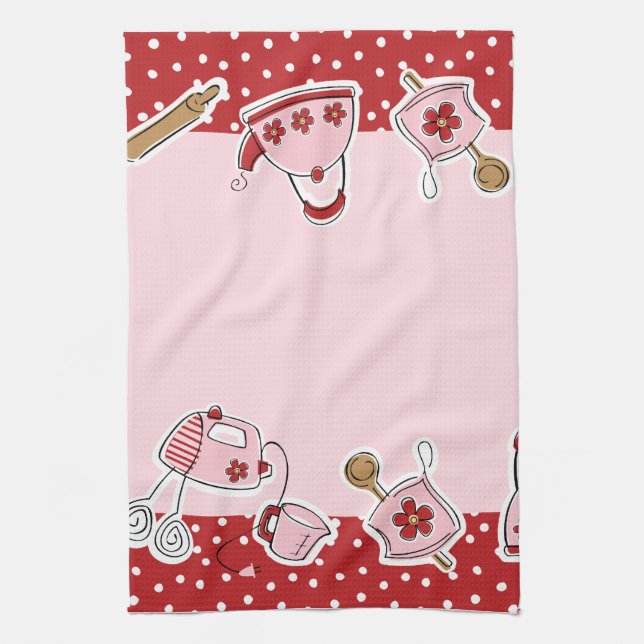 Retro Kitchen Towel (Vertical)