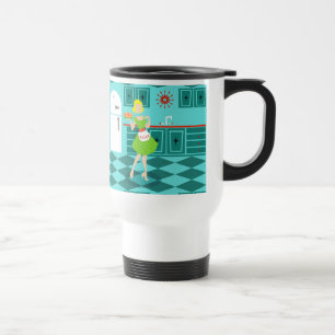 Retro Kitchen Travel Mug