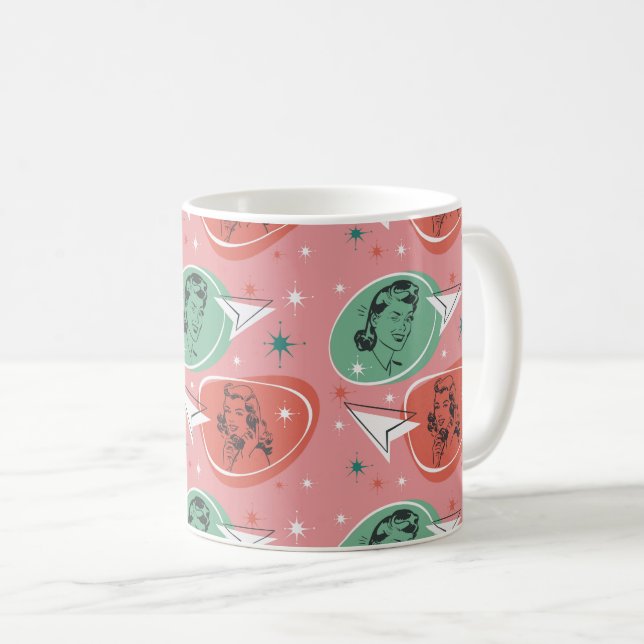 Retro Kitsch Women Mug (Front Right)