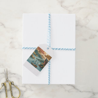 Retro Komodo Island Indonesia Gift Tags