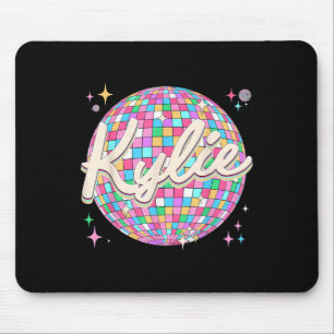 Retro Kylie First Name I Love Kylie Personalised D Mouse Mat
