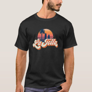 Retro La Jolla   70s California Sunset Surfing T-Shirt