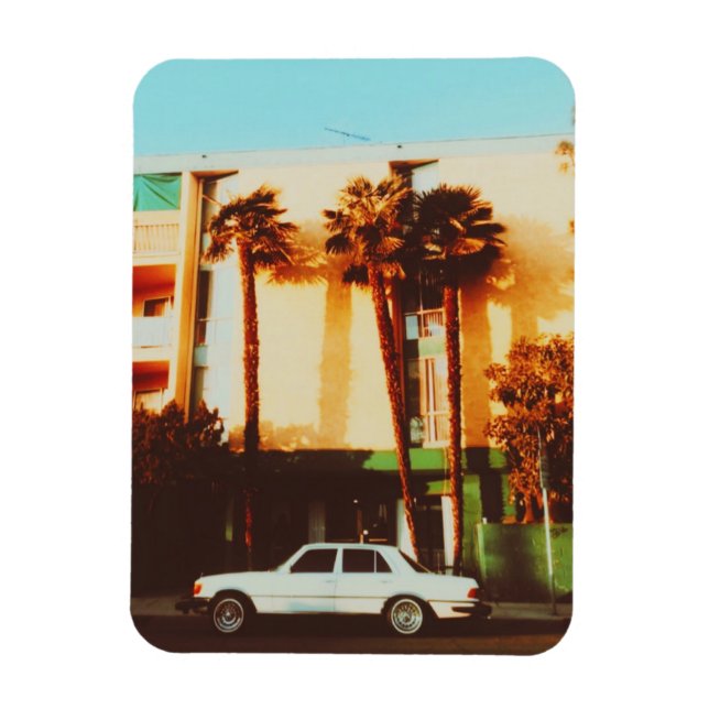Retro LA  Magnet (Vertical)