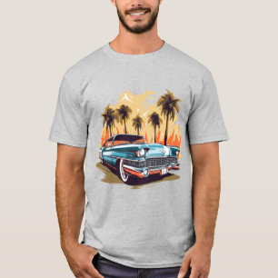 Retro LA Style Luxury Classic Vintage Car  T-Shirt