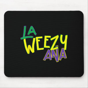 Retro La Weezy Ana Happy Mardi Gras Louisiana New  Mouse Mat