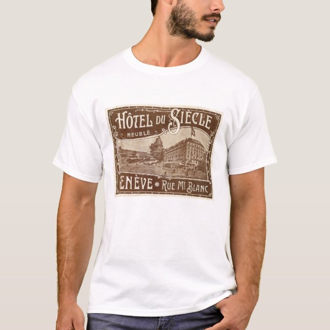 Retro Label Hotel Du Siecle T-shirt (Front)