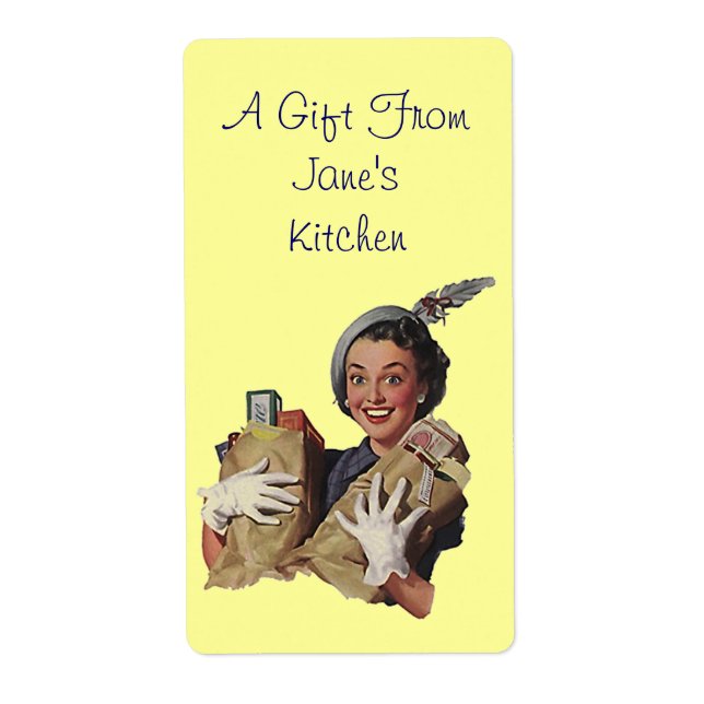 Retro Labels Label Gifts from Kitchen Gifting gift (Front)