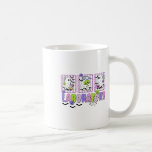 Retro Laboratory Halloween Ghost Lab Tech Medical  Coffee Mug