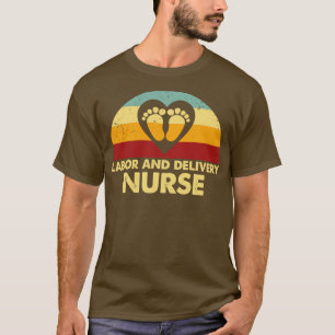 Retro Labour and Delivery Nurse T-Shirt