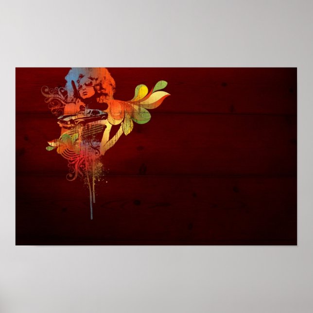 retro lady poster (Front)