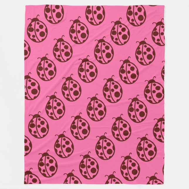 Retro Ladybug Blanket  (Front)