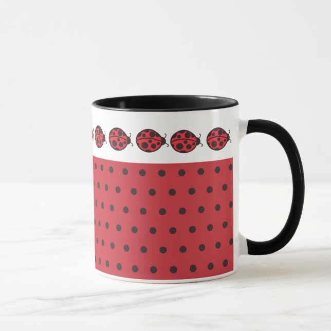 Retro Ladybug Mug (Right)