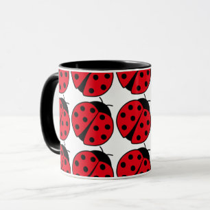 Retro Ladybug pattern   Mug