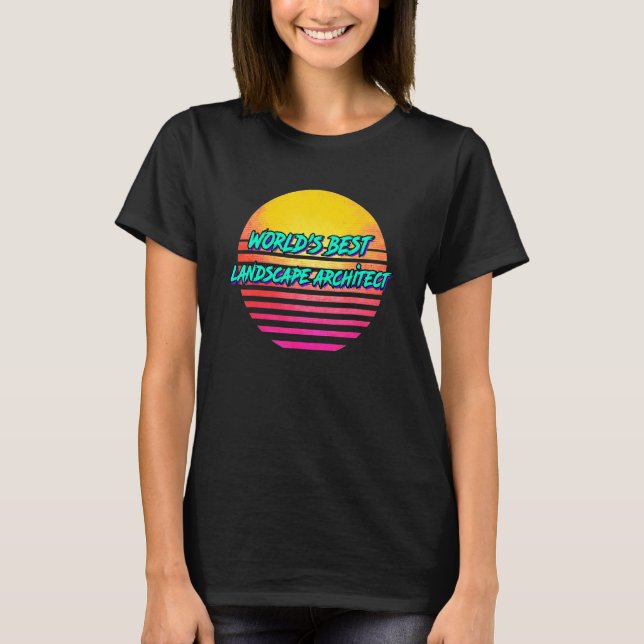 Retro Landscape Architect T-Shirt (Front)