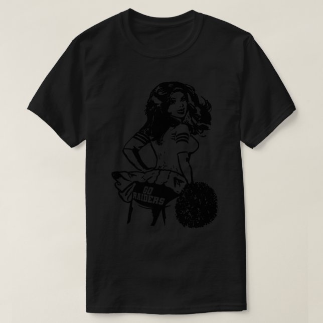 Retro Las Vegas Cheerleader T-Shirt (Design Front)
