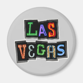 Retro Las Vegas Neon Magnet