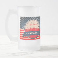 Retro Las Vegas Nevada Skyline