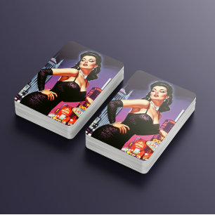 Retro Las Vegas Pin-up Playing Cards