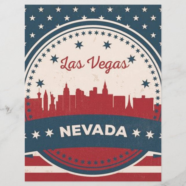 Retro Las Vegas Skyline (Front)