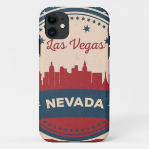 Retro Las Vegas Skyline iPhone 11 Case