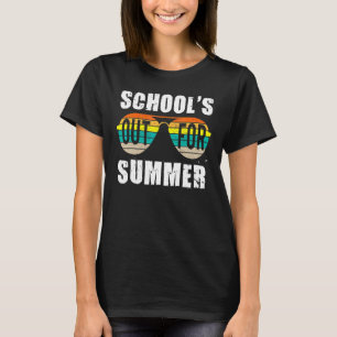 Retro Last Day Of School Schools Out For Summer Te T-Shirt