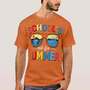 Retro Last Day Of School Schools Out For Summer Te T-Shirt