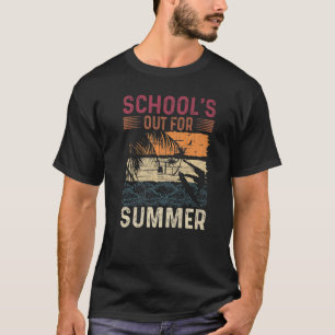 Retro Last Day Of School Schools Out For Summer Te T-Shirt