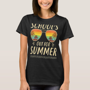 Retro Last Day Of School Schools Out For Summer Te T-Shirt