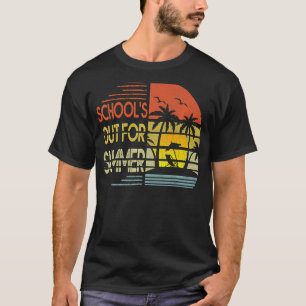 Retro Last Day Of School Schools Out For Summer Te T-Shirt