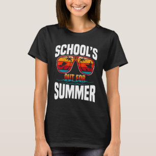 Retro Last Day Of School Schools Out For Summer Vi T-Shirt