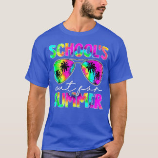 Retro Last Day School Schools Out For Summer Teach T-Shirt