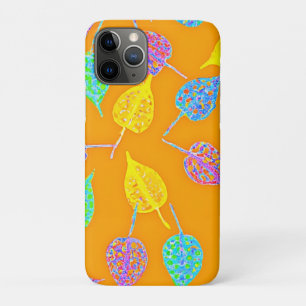 Retro Leaf Pattern iPhone 11 Pro Case