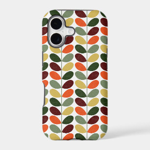 Retro Leaves II iPhone Case