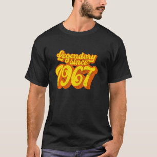 Retro Legendary Since 1967 55 Years Old 55th Birth T-Shirt
