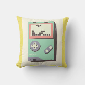 Retro LEGO Gameboy Throw Pillow – Fun Geeky Gift f