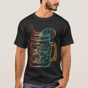 Retro Lemonade Cardboard Lemon Juice Business Lemo T-Shirt